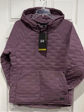 Mountain Hardwear Women's Large Stretchdown Light Pullover Hoody Jacket NWT Puff